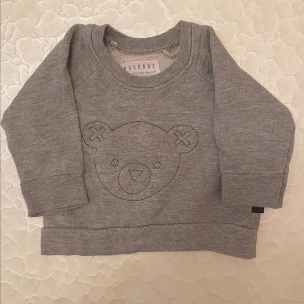Huxbaby gray sweater